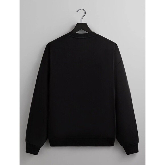 Size S - Kith Kithmas Needlepoint Nelson Long Sleeve Crewneck Black - Small NWT - Picture 2 of 7